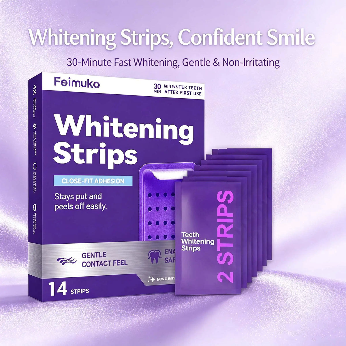 Bandes Blanchissantes Violettes