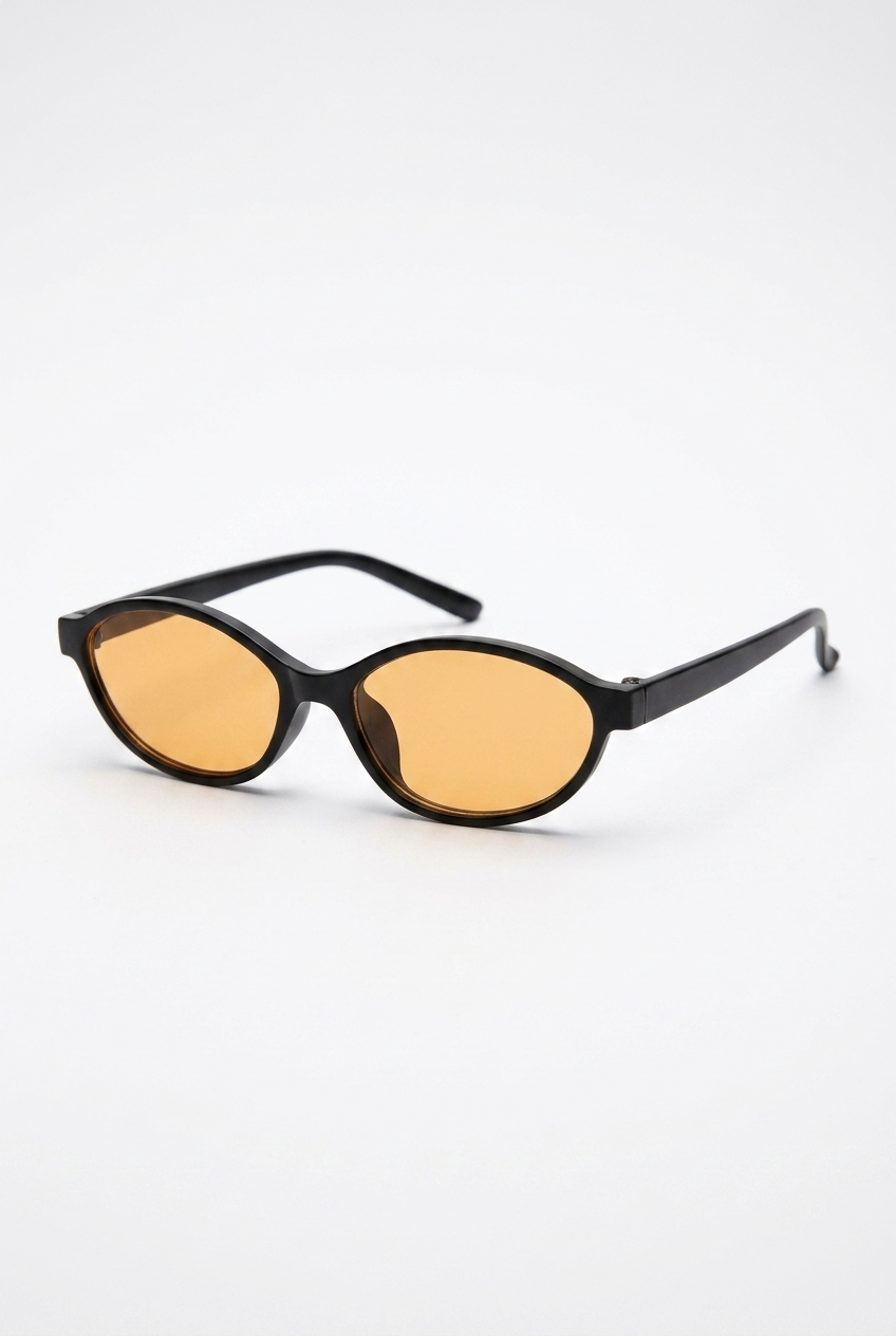 La Visione black yellow sunglasses — ROSSACASA