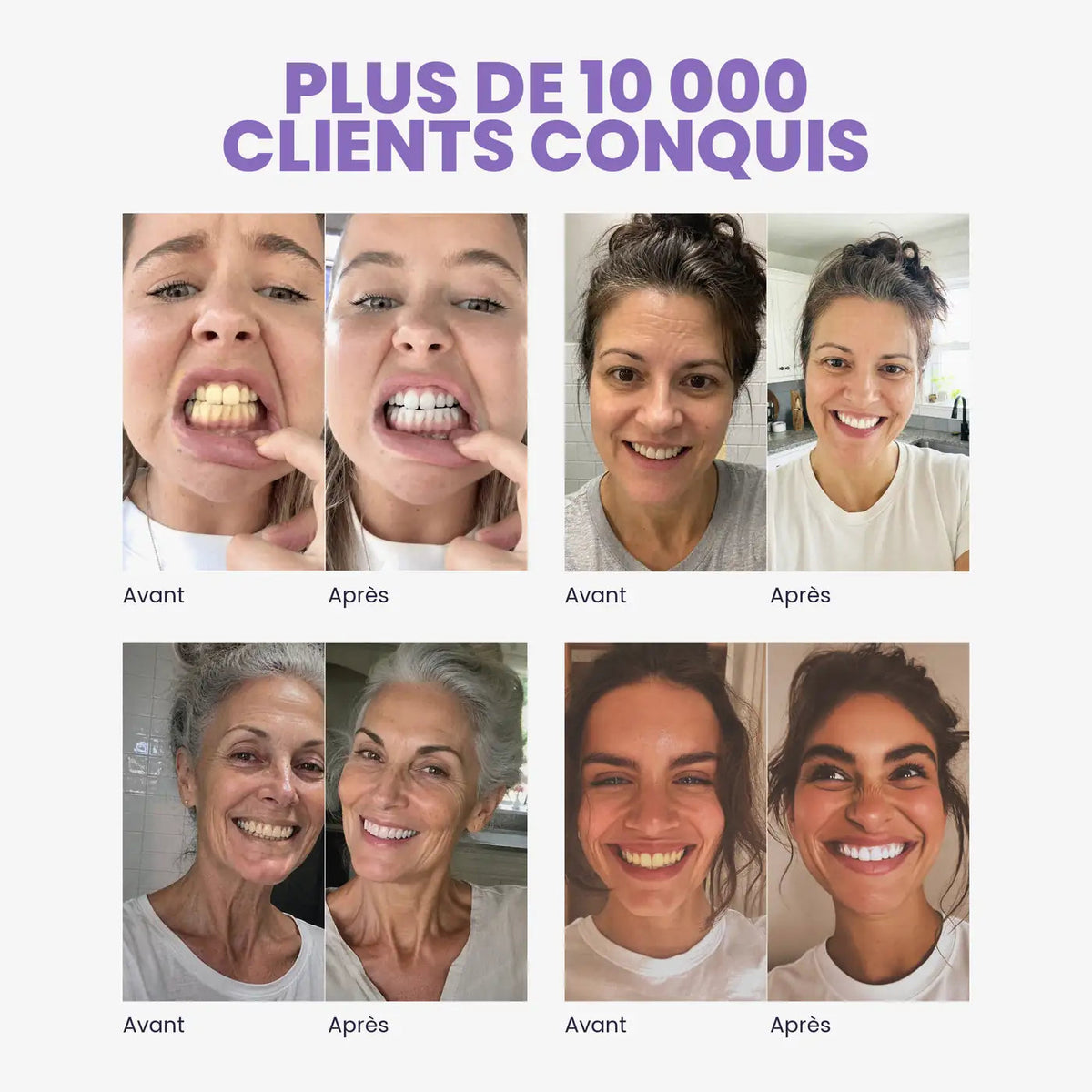 Plus de 10 000 clients conquis