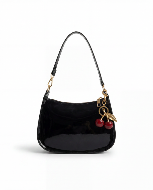 La Borsa black mini crossbody bag — ROSSACASA