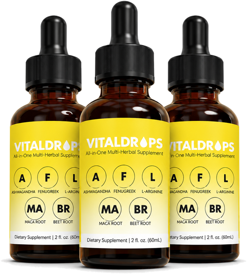 VitalDrops 3 bottles